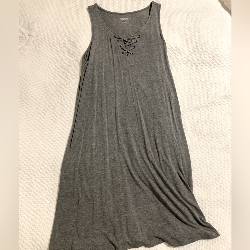 Gray Tank Top Dress